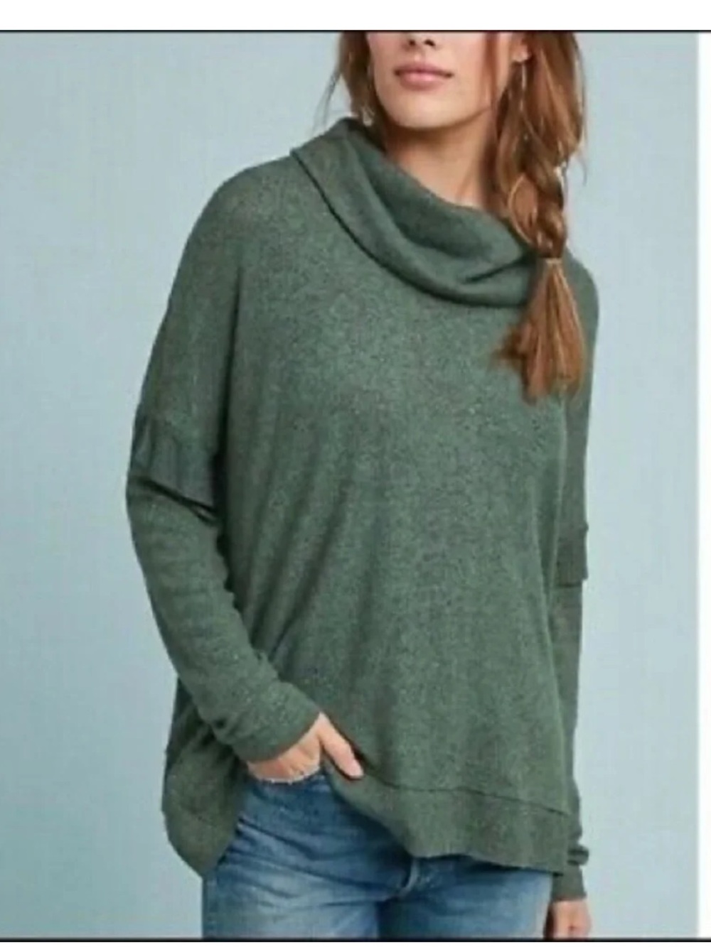 Anthropologie Postmark Crowley neck sweater
